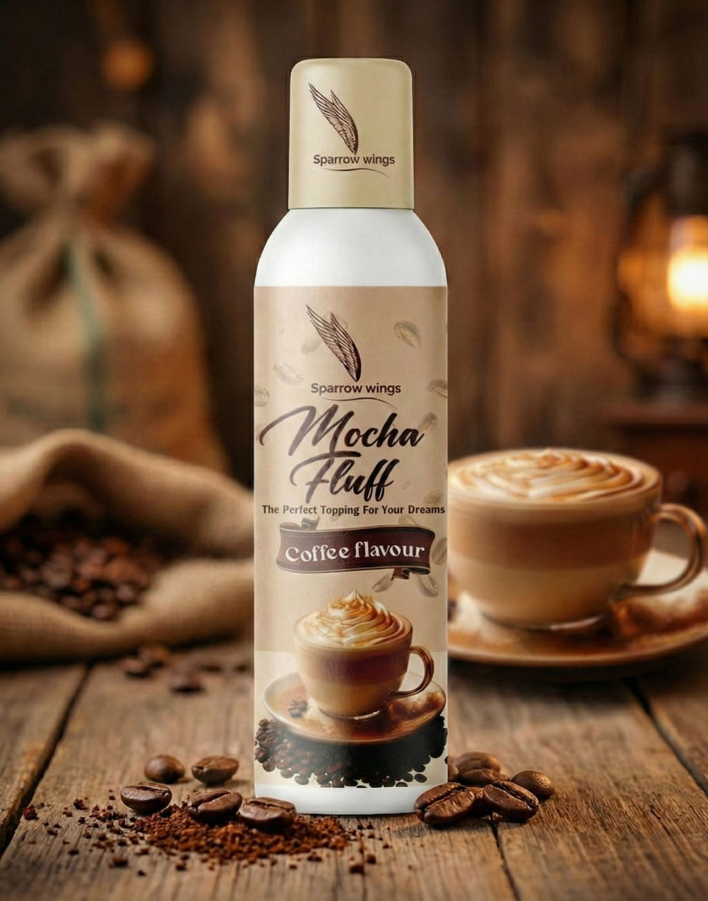 Mocha Fluff – Coffee Flavour Whipped Cream