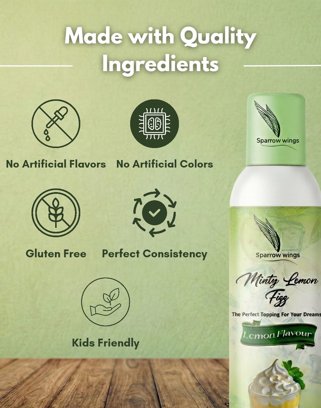 Minty Lemon Fizz – Lemon Whipped Cream