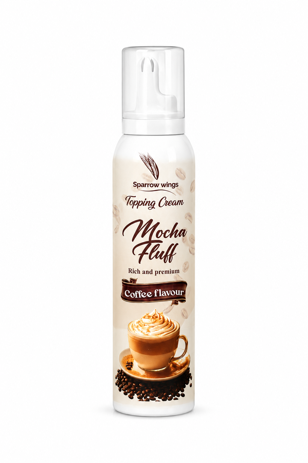 Mocha Fluff – Coffee Flavour Whipped Cream